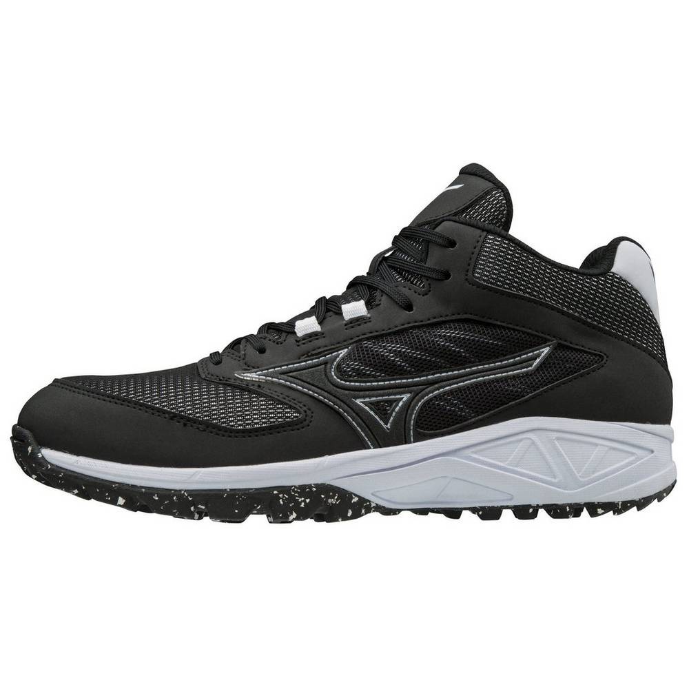 Zapatos De Béisbol Mizuno 9-Spike Dominant Metal Low Gris